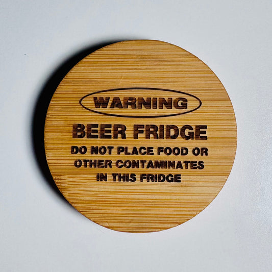 Bamboo Magnetic Bottle Opener