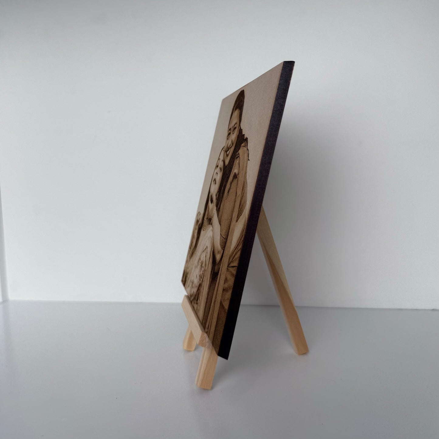 Mother’s Day Photo Engraving with Easel Stand