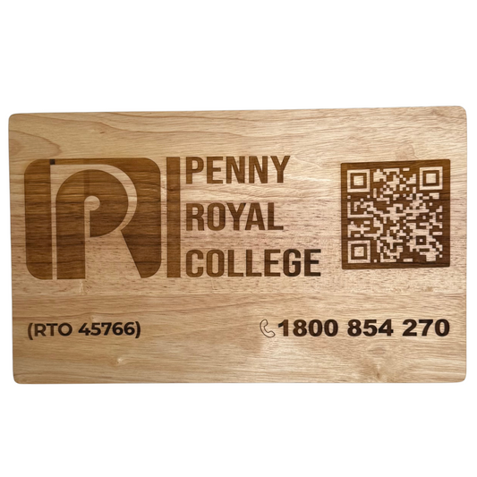 Business Logo & QR Engraving