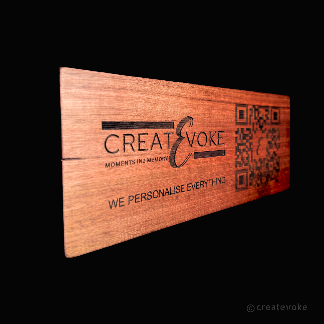 BUSINESS STANDS WITH LOGO & QR