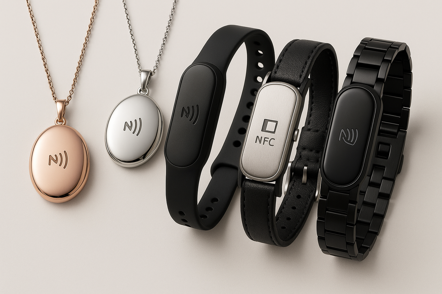 NFC LOCKETS AND BANDS