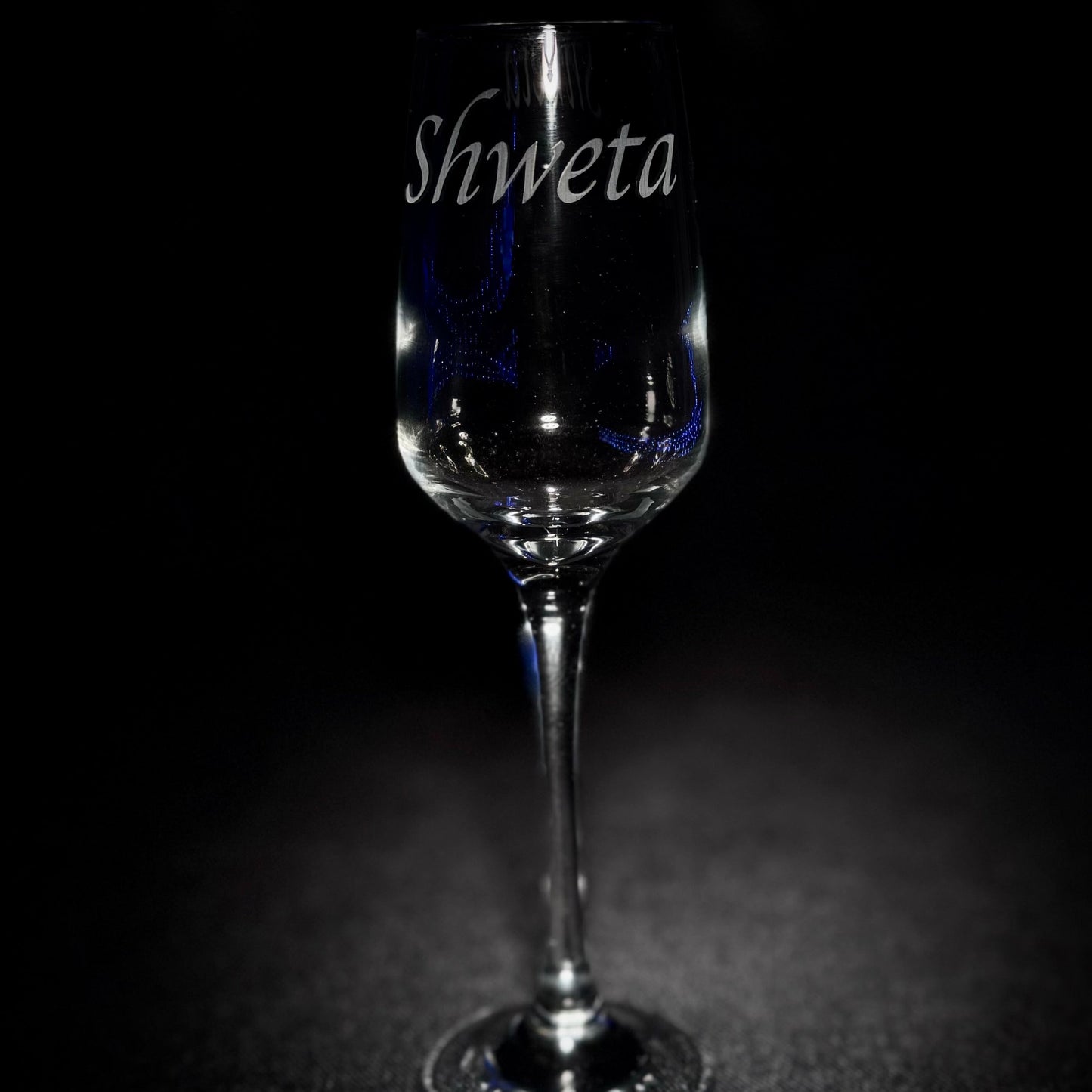 Engraved Champagne/Wine Glass 