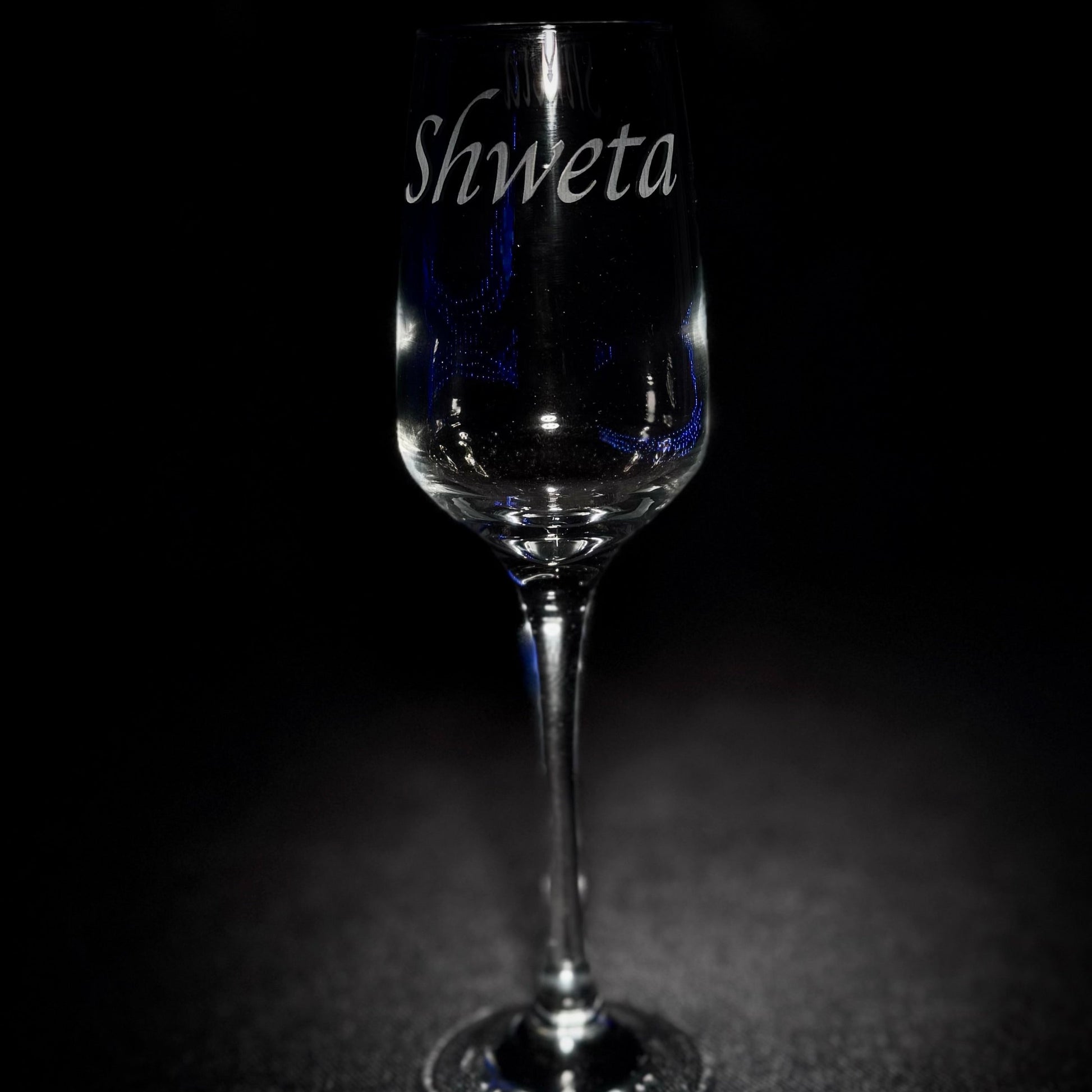 Engraved Champagne/Wine Glass 
