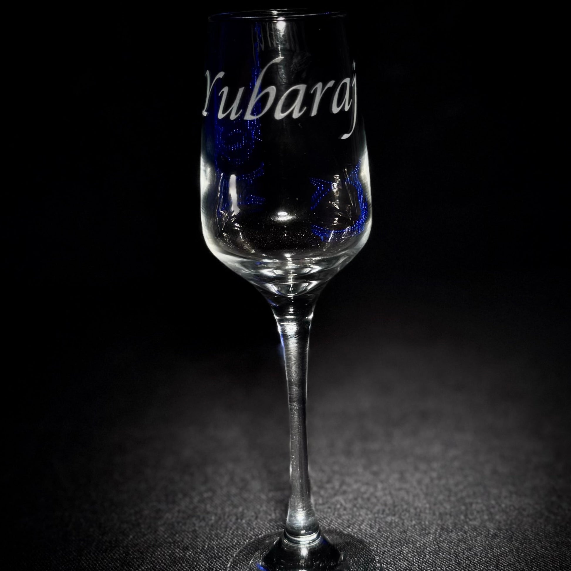 Engraved Champagne/Wine Glass 