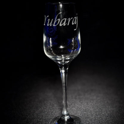 Engraved Champagne/Wine Glass 