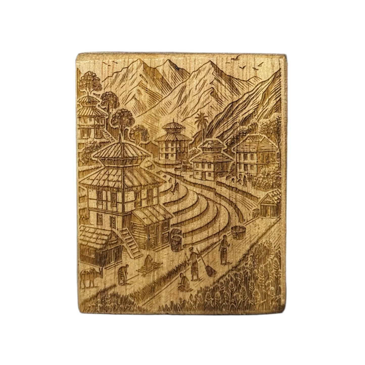 Wood Fridge magnet