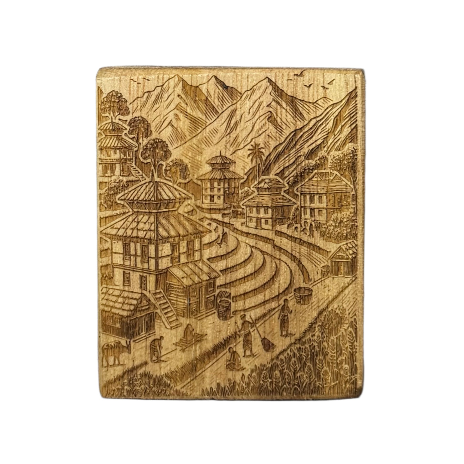 Wood Fridge magnet
