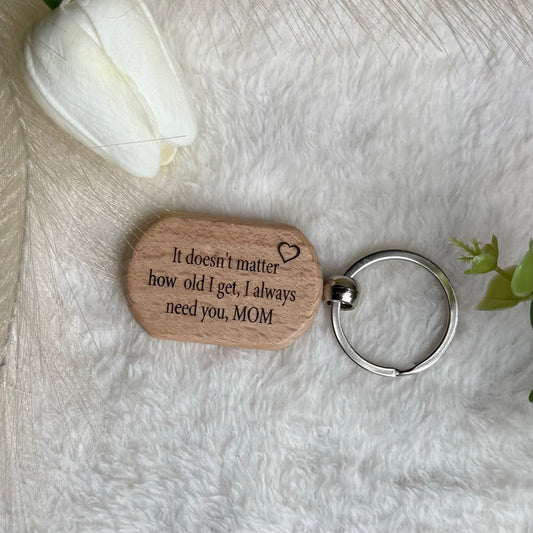 Wood Keychain