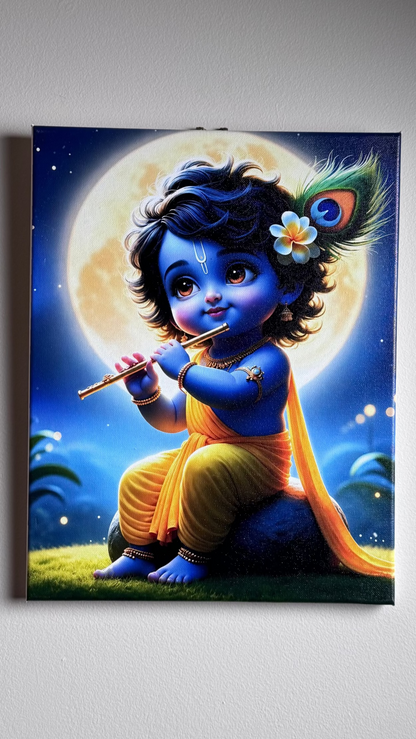 Little Krishna Premium Canvas Wall Art [Free Delivery All Over Australia]
