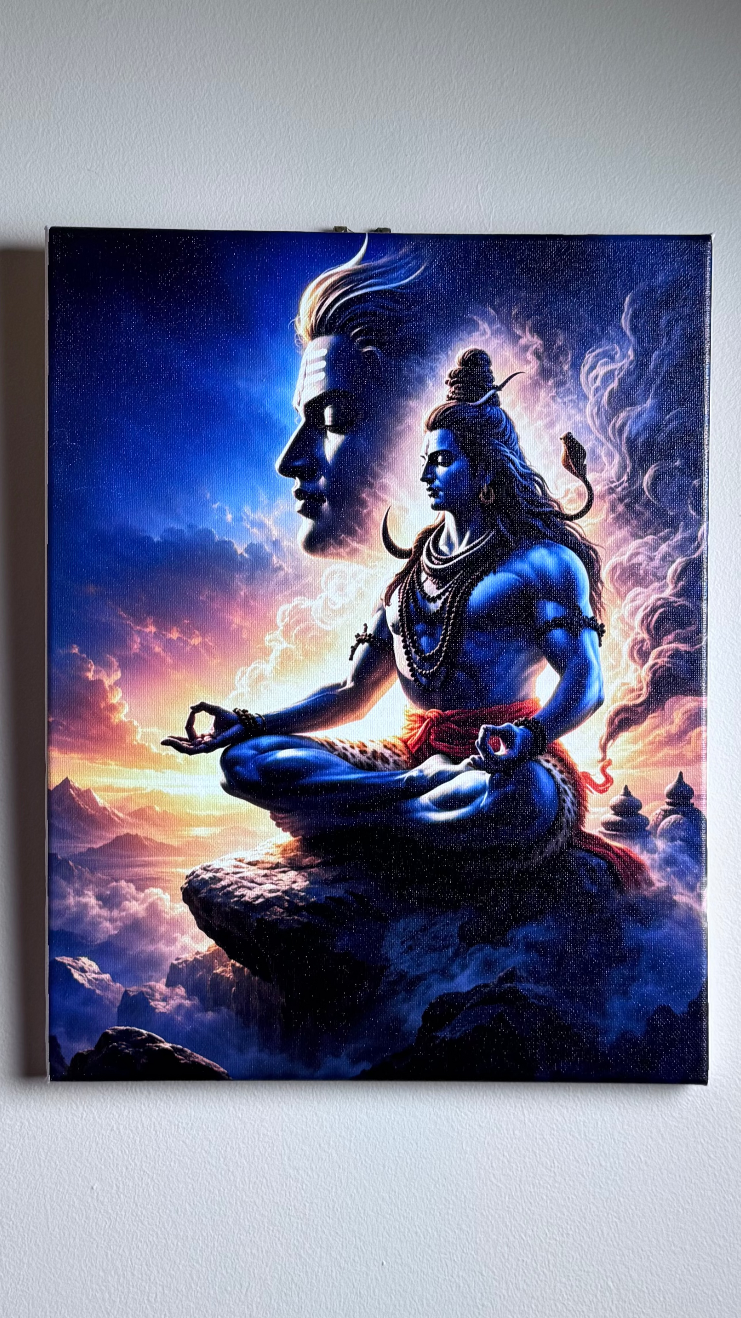 Lord Shiva Premium Canvas Wall Art [Free Delivery All Over Australia]
