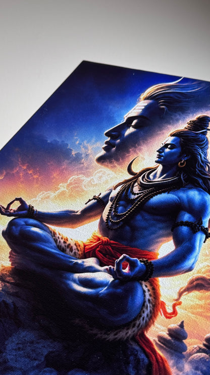 Lord Shiva Premium Canvas Wall Art [Free Delivery All Over Australia]