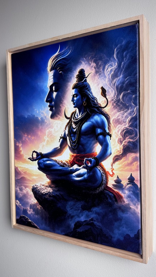 Lord Shiva Premium Canvas Wall Art [Free Delivery All Over Australia]