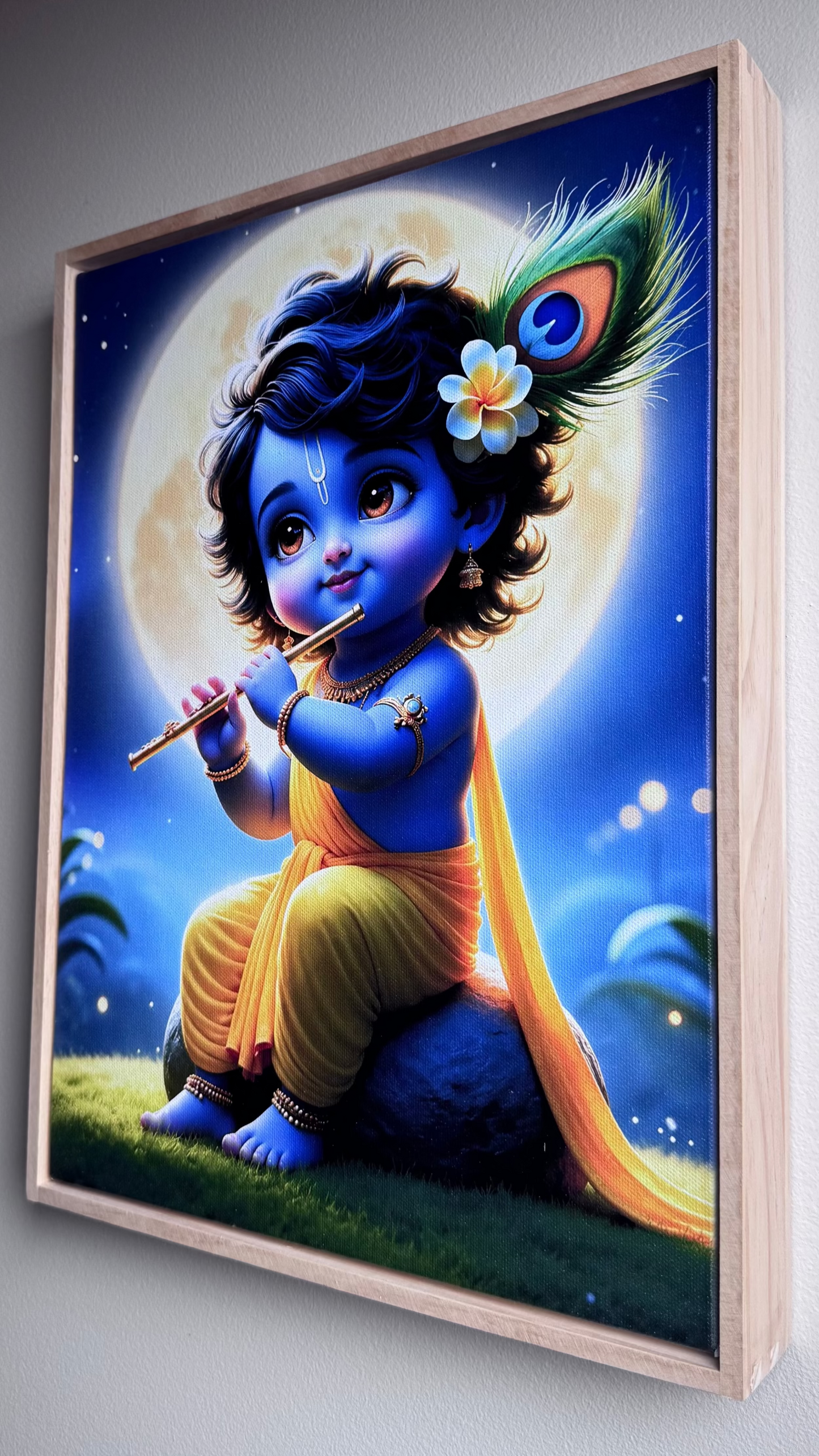 Little Krishna Premium Canvas Wall Art [Free Delivery All Over Australia]