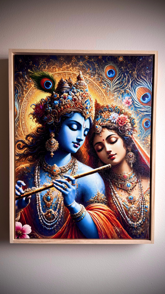 Radha Krishna Premium Canvas Wall Art [Free Delivery All Over Australia]