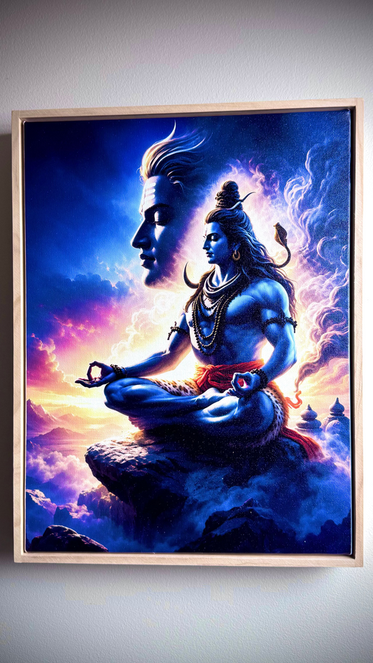 Lord Shiva Premium Canvas Wall Art [Free Delivery All Over Australia]