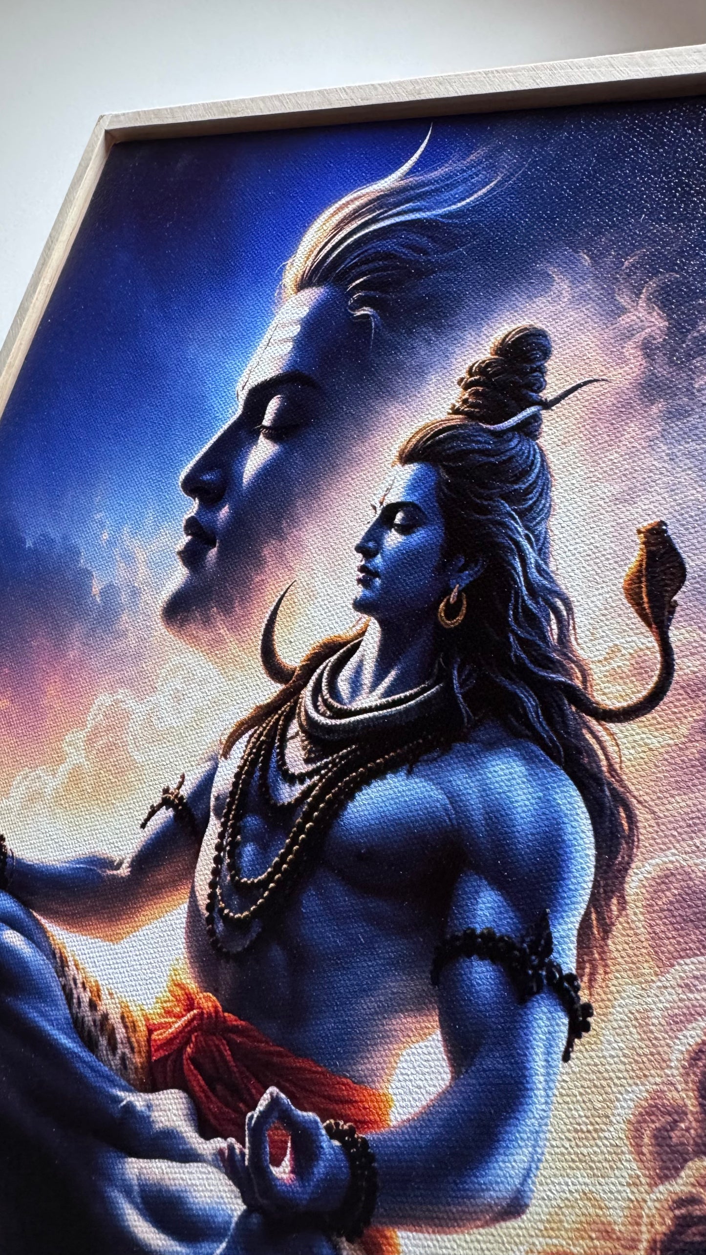 Lord Shiva Premium Canvas Wall Art [Free Delivery All Over Australia]