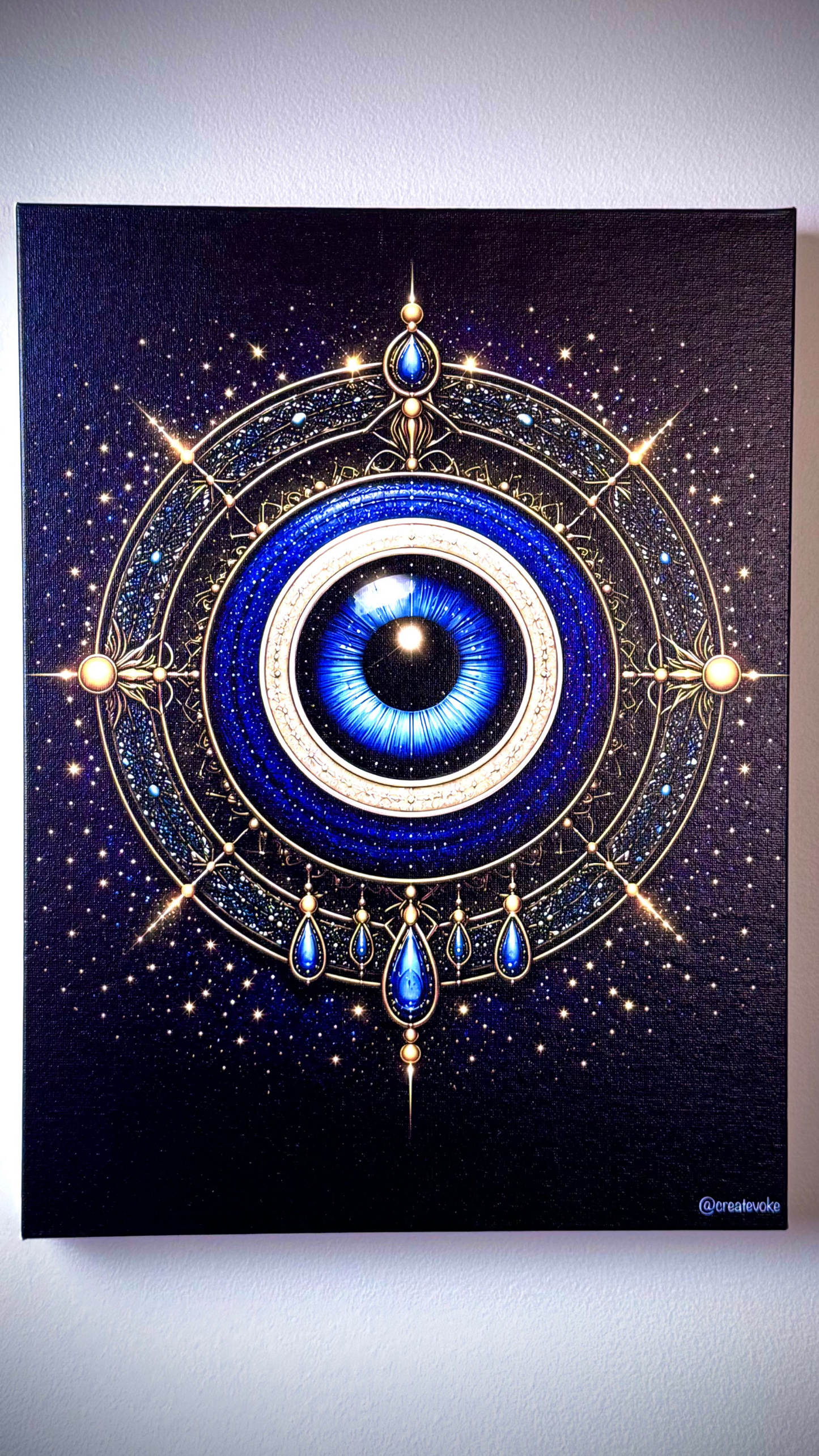 Evil Eye Premium Canvas Wall Art [Free Delivery All Over Australia]