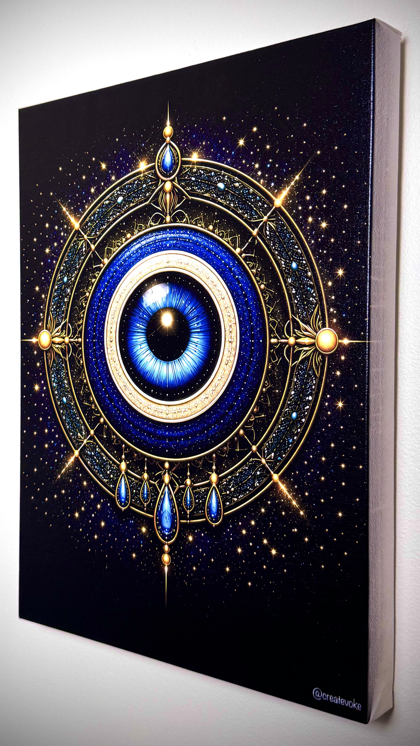Evil Eye Premium Canvas Wall Art [Free Delivery All Over Australia]
