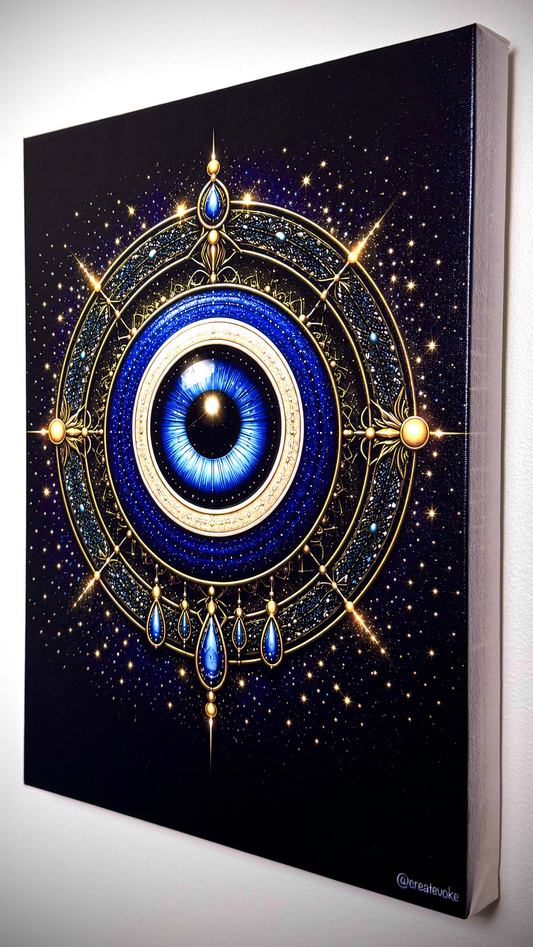 Evil Eye Premium Canvas Wall Art [Free Delivery All Over Australia]
