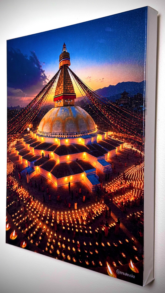Swayambhunath Premium Canvas Wall Art [Free Delivery All Over Australia]
