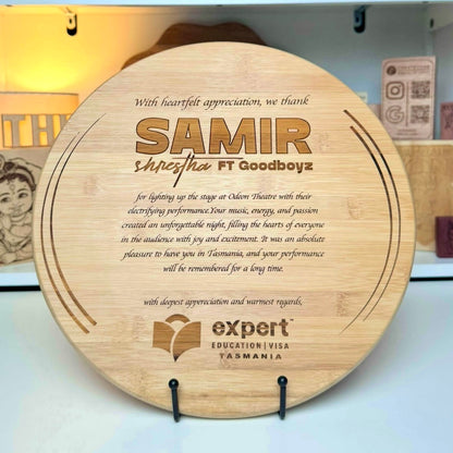 Timeless Bamboo Keepsake – Personalised for Appreciation, Recognition