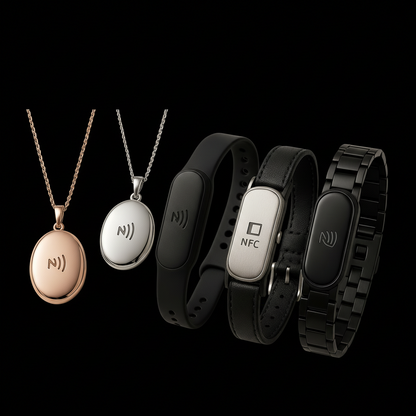 NFC LOCKETS AND BANDS