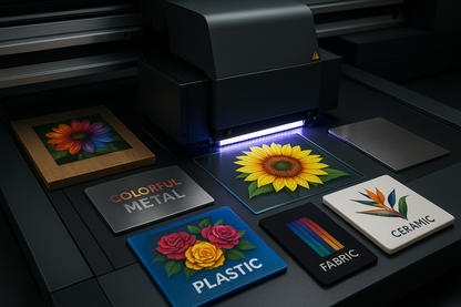 UV PRINTING ON DIFFERENT MATERIALS